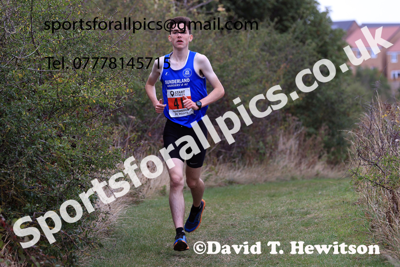 Senior Mens Relay, 2025 Farringdon Cross Country Relays, Sunderland. Photo: David T. Hewitson/Sports for All Pics